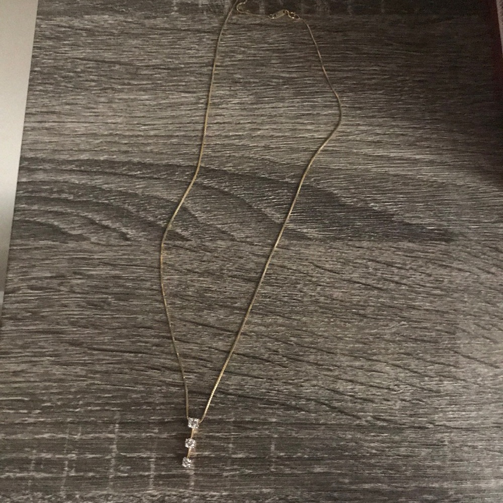 diamond teardrop necklace